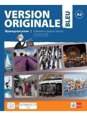 Version originale bleu - udžbenik i radna sveska za drugi razred gimnazije NOVO IZDANJE | Klett